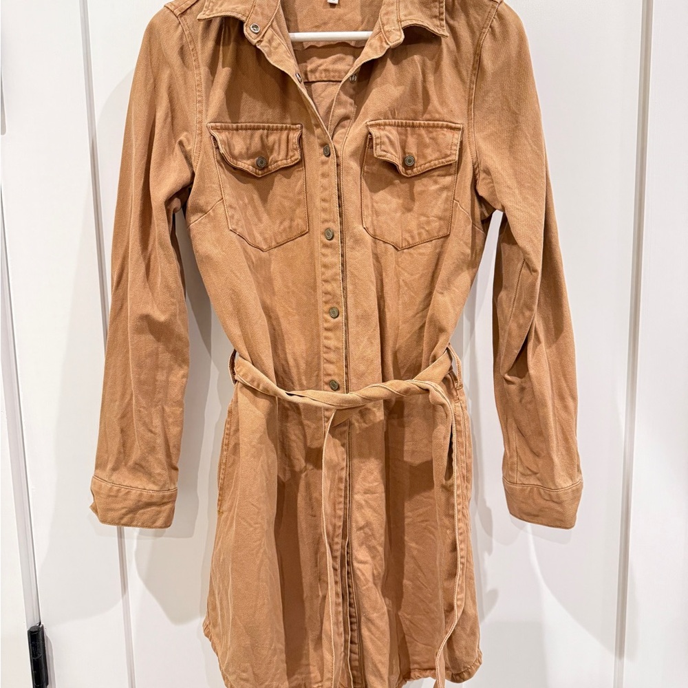 HABITUAL Tan Denim Dress